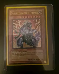 Yu-Gi-Oh! TCG Super Conductor Tyranno SD09-EN001 Ultra Rare 1st Edt Near Mint - Image 1