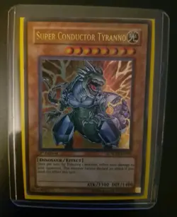 Yu-Gi-Oh! TCG Super Conductor Tyranno SD09-EN001 Ultra Rare 1st Edt Near Mint - Image 3