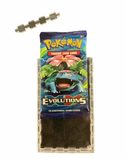 Pokemon Trading Card Pack Holder Acrylic Clear Booster Pack Display Guard - Image 2