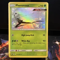 Pokemon Pheromosa TCG SV5/SV94 Hidden Fates Shiny Vault Holo Card - Image 1