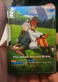 Gundam Card Game the Witch and the Bride GD01-117 R+ Alternative Art - Image 1