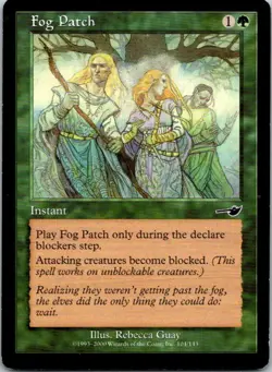 Fog Patch Magic The Gathering Nemesis Card Light Play X1 - Image 1