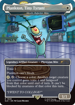 MTG Secret Lair x Spongebob Squarepants Legends of Bikini Bottom Non-Foil SEALED - Image 3