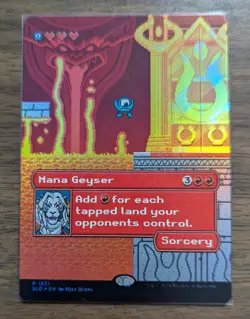 MTG Mana Geyser Rainbow Foil from Secret Lair Drop NM - Image 1