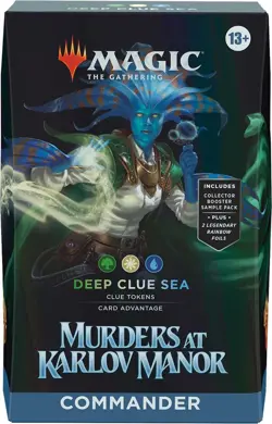 MtG: Murders at Karlov Manor - Commander Deck - Deep Clue Sea - NEW/SEALED - Image 1