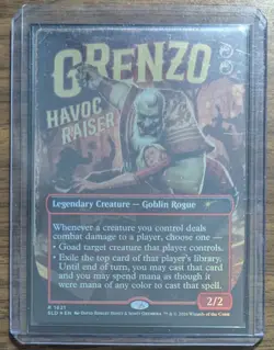 MTG Grenzo, Havoc Raiser Rainbow Foil from Secret Lair Drop NM - Image 2