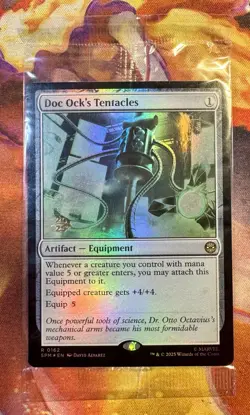 Magic The Gathering Doc Ock's Tentacles R 0162 STAMP Prerelease 2025 SPIDERMAN M - Image 1