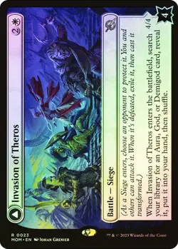 Magic The Gathering MTG INVASION OF THEROS FOIL March of the Machine NM - Image 1