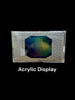 Acrylic Box Display Protector 4.mm Thick Clear Box For Pokemon Terapagos UPC - Image 1
