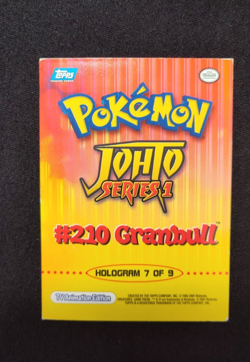 Topps Pokemon Johto Series 1 Granbull First Appearance Hologram - Image 5