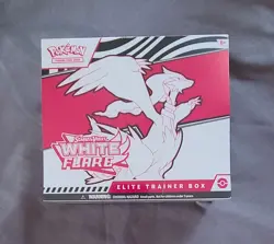 Pokemon Scarlet and Violet White Flare Elite Trainer Box NEW SEALED - Image 1