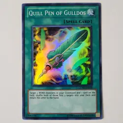 Quill Pen of Gulldos - GENF-EN058 - NM/VLP - Super Rare - Unlimited - Yugioh - Image 1