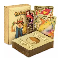 New MULTI COLOR 55Pcs Pokemon Cards Foil Card TCG GX Vmax GX Card Charizard Rare - Image 1