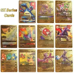 New MULTI COLOR 55Pcs Pokemon Cards Foil Card TCG GX Vmax GX Card Charizard Rare - Image 2