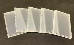 Pokemon Trading Card Acrylic Clear Booster Pack Display Guard 5x - Image 1