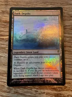 MTG FOIL Dark Depths - Coldsnap #145 - Image 1