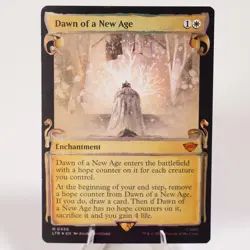 Dawn of a New Age Showcase Scrolls Foil 456 LoTR MTG LP See Video - Image 1