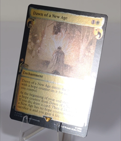 Dawn of a New Age Showcase Scrolls Foil 456 LoTR MTG LP See Video - Image 2