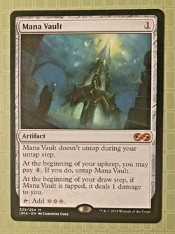 MANA VAULT: ULTIMATE MASTERS RARE - MTG: MAGIC THE GATHERING - Image 1
