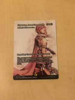 Lightning, Lone Commando-Isshin, Two Heavens as One (Showcase) MTG Final Fantasy - Image 1