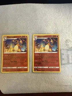 POKEMON CHARIZARD HOLO RARE CRACKED ICE VIVID VOLTAGE 025/185 & REVERSE HOLO - Image 1