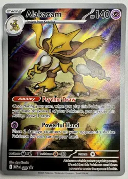 Alakazam Promo 009 - Pokemon TCG Mega Evolutions Illustration Rare - NM/M - Image 1