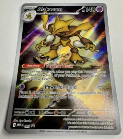 Alakazam Promo 009 - Pokemon TCG Mega Evolutions Illustration Rare - NM/M - Image 2