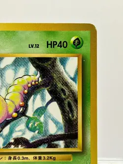 No Rarity! Caterpie Base Set 1st Edition Common Japanese Pokemon LP! - Image 5