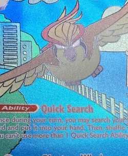 Pidgeot ex Special Illustration Rare 2023 Pokemon Obsidian Flames #225/197 MP - Image 4