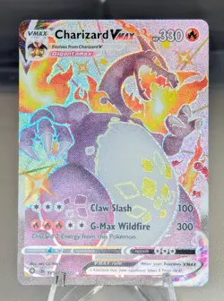 Pokemon Charizard VMAX SV107/SV122 Shining Fates: Shiny Vault Holo Near Mint - Image 1