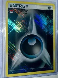 Darkness Energy HOLO ART Crosshatch Pokemon Organized Play PROMO 2009 RARE HOLO - Image 1