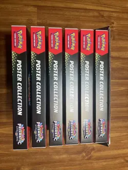 Pokemon Prismatic Evolutions Poster Collection Sealed Full Display Case Lot Of 6 - Image 1