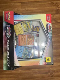 Pokemon Prismatic Evolutions Poster Collection Sealed Full Display Case Lot Of 6 - Image 2
