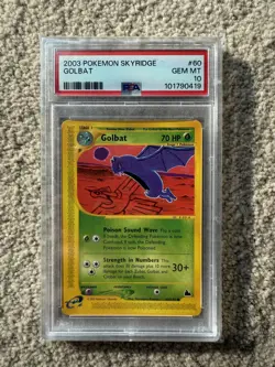 PSA 10 GEM MINT 2003 POKEMON SKYRIDGE SET GOLBAT 60/144 - Image 1