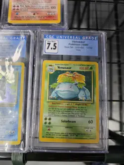 1999 Pokemon Base Set Graded Holo Trio Charizard Blastoise Venusaur WOTC - Image 4