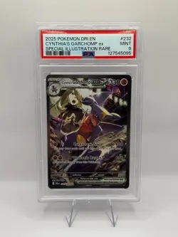 POKEMON CYNTHIA'S GARCHOMP EX DESTINED RIVALS 232 PSA 9 MINT SIR INVEST - Image 1