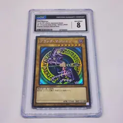 2024 Yu-Gi-Oh JPN #JP001 DARK MAGICIAN Secret Rare CGC 8!! - Image 1