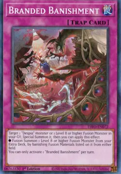 Yu-Gi-Oh! Branded Banishment 1st Ed. DIFO-EN072 Super Rare NM/LP x1 - Image 1