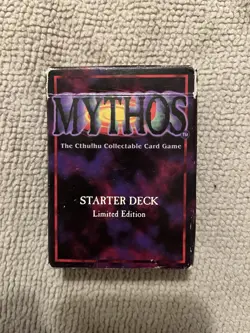 Mythos Cthulhu Collectables Card Game Starter Deck 1996 Good Condition - Image 1