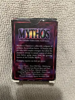 Mythos Cthulhu Collectables Card Game Starter Deck 1996 Good Condition - Image 2