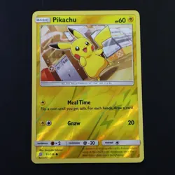 Pikachu Reverse Holo 55/236 Unified Minds Common VLP/NM 2019 Pokemon TCG Card - Image 1