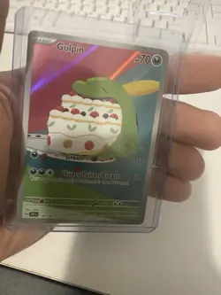 Pokemon TCG Stellar Crown Gulpin Illustration Rare Holo Card 154/142 NM - Image 3