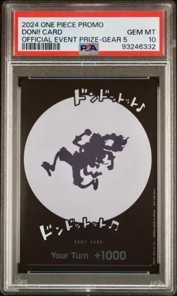 PSA 10 - DON!! Card Gear 5 Luffy Official Event Prize - One Piece - Image 1