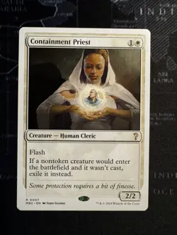 MTG Containment Priest (White Border) MB2 Rare Normal #7 - Image 1
