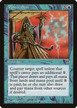 Power Sink - EX - MTG Mirage - Magic the Gathering - Excellent - Image 1