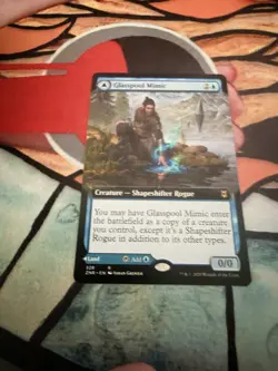 Glasspool Mimic (Extended Art) 328 Zendikar Rising NM - Image 1