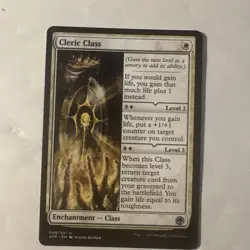 Cleric Class AFR NM MTG Uncommon White 006/281 Enchantment Magic The Gathering - Image 1