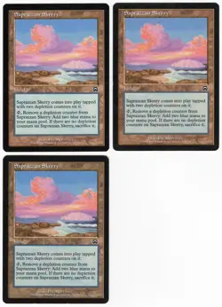 Saprazzan Skerry x3 3x 1999 Mercadian Masques Colorless Land MTG SP - NM AZ2 - Image 1