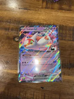 076/191 Latias ex Prize Pack Series 7 Stamped Play Pokemon TCG Surging Sparks - Image 1