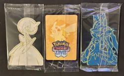 Riolu, Alakazam, Bulbasaur Stamped Pokemon Mega Evolution ETB Black Star Promo - Image 2